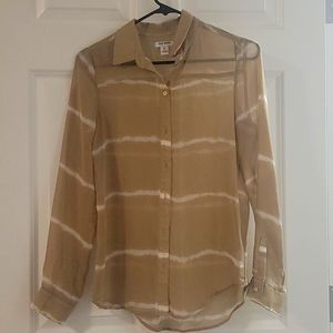 Sheer tye dye looking top new